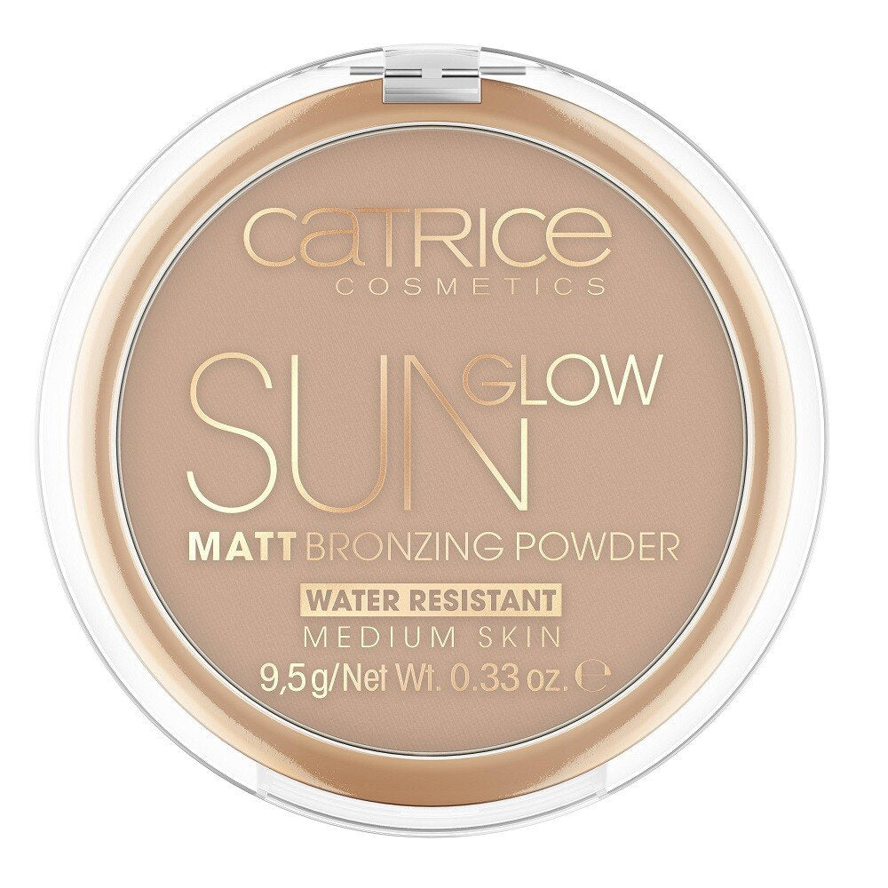 Catrice Sun Glow Matte – Bronzer Compact Powder for Women, 030, Medium Bronze, 9.5 g