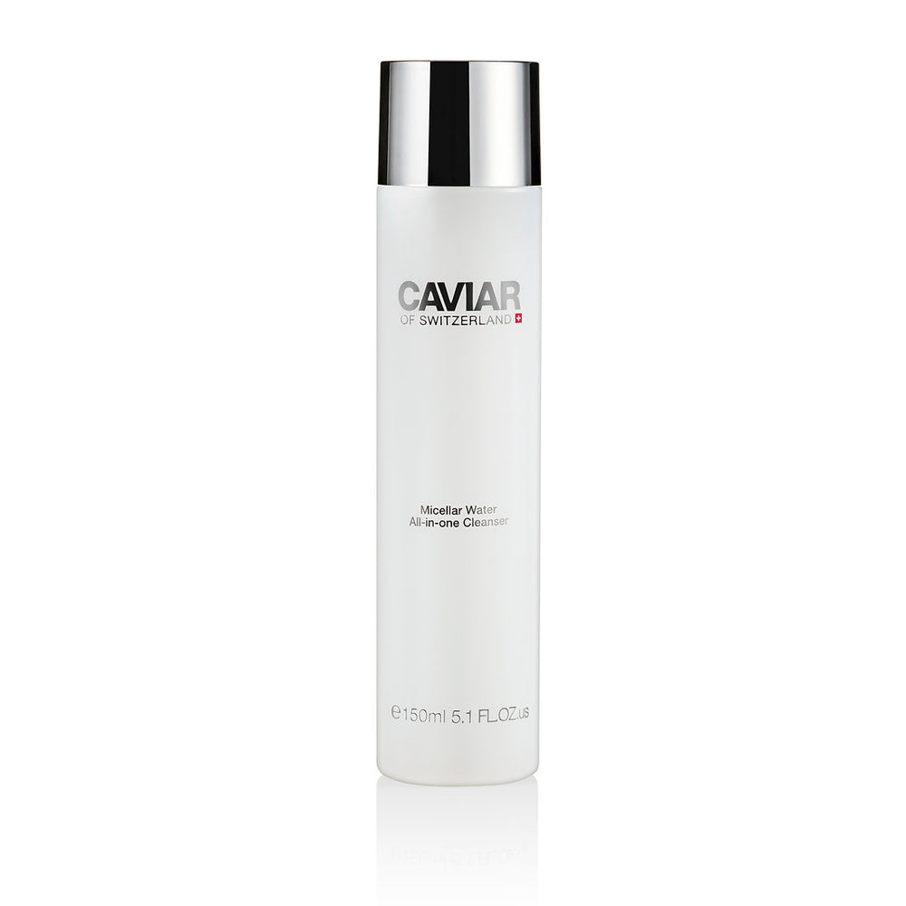 Caviar Of Switzerland All-In-One Cleansing – Micellar Water for Women, All Skin Types, 150 ml