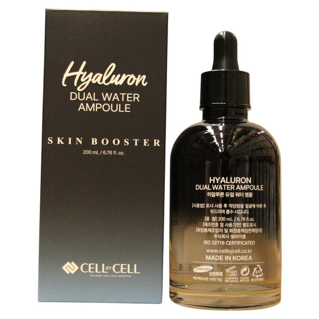 Cell By Cell Dual Water Ampoule Hyaluronic Acid Hydrating & Soothing – Serum for Women, For Face, 200 ml