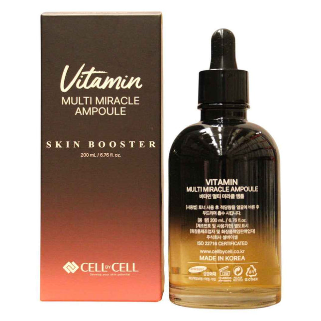 Cell By Cell Miracle Ampoule Multivitamin Anti-Spots & Lightener – Serum for Women, For Face, 200 ml