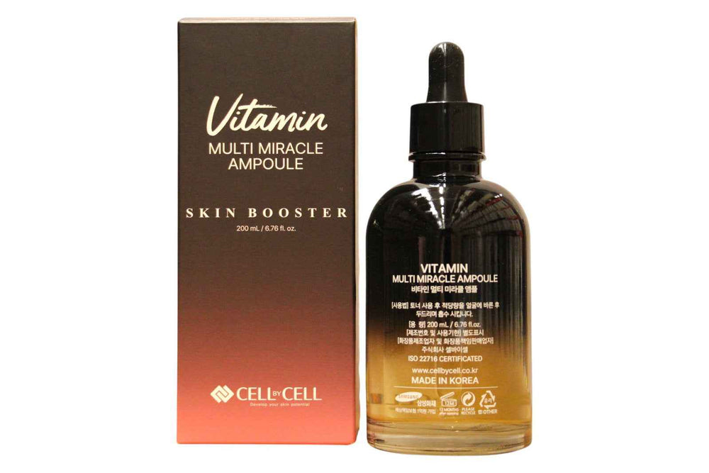 Cell By Cell Miracle Ampoule Multivitamin Anti-Spots & Lightener – Serum for Women, For Face, 200 ml