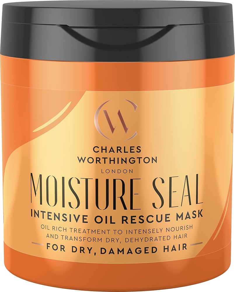 Charles Worthington Moisture Seal Intensive – Hair Treatment Cream Mask for Women, For Moisturizing, 160 ml