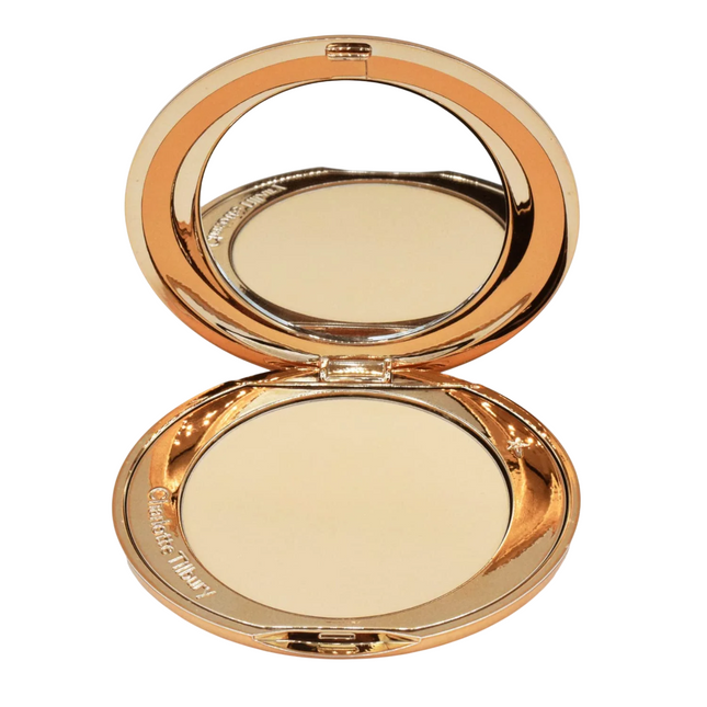 Charlotte Tilbury Airbrush Flawless Flawless Finish – Compact Powder for Women, 02, Medium, 0.8 g