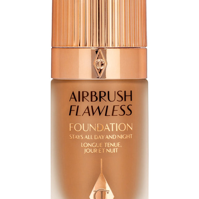 Charlotte Tilbury Airbrush Flawless Long Wear – Cream Foundation for Women, 12, Cool, 30 ml