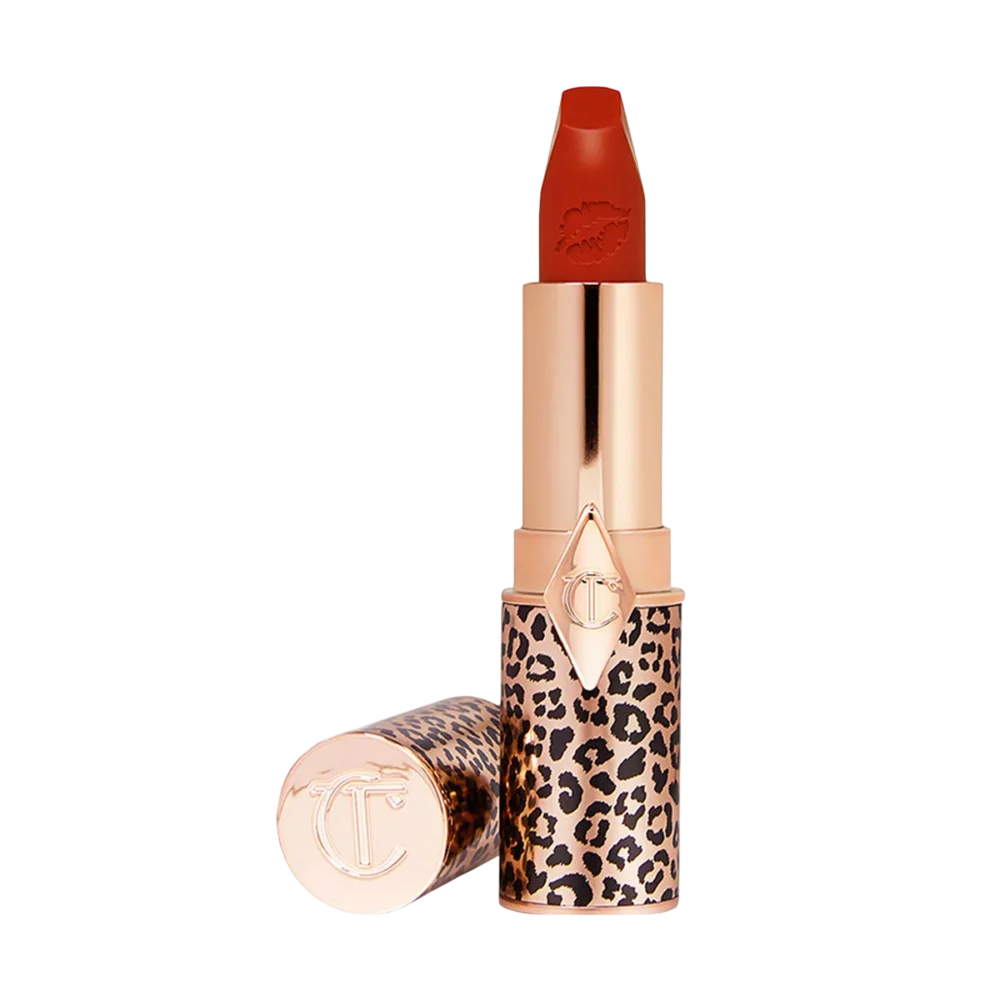 Charlotte Tilbury Hot Lips 2 – Cream Lipstick for Women, Red Hot Susan, Refillable, 3.5 g