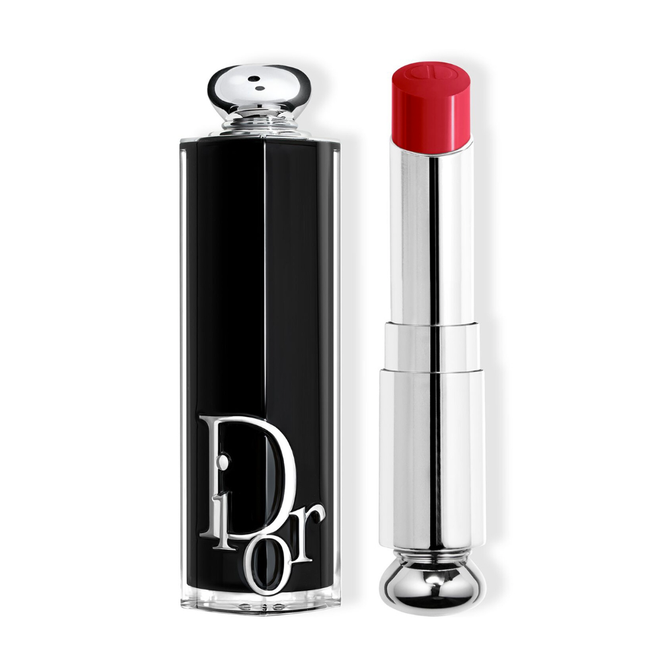 Christian Dior Addict Shine – Cream Lipstick for Women, 758, Lady Red, Refillable, 3.2 g