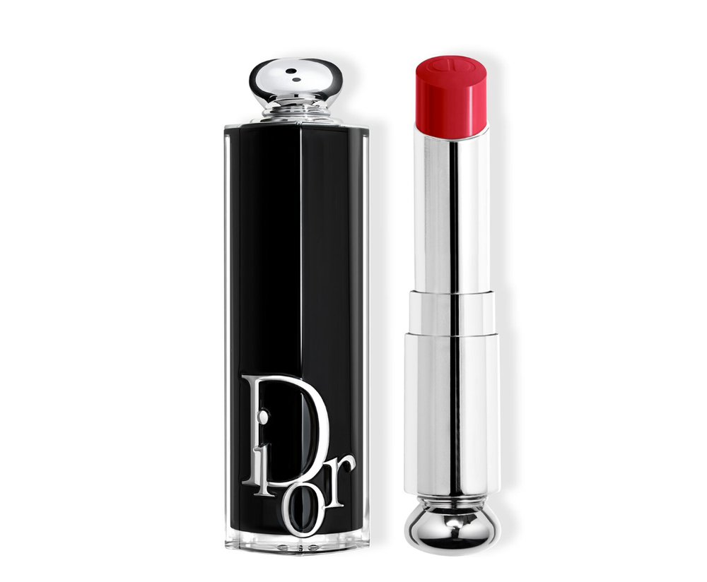 Christian Dior Addict Shine – Cream Lipstick for Women, 758, Lady Red, Refillable, 3.2 g