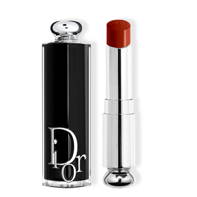 Christian Dior Addict Shine – Cream Lipstick for Women, 822, Scarlet Silk, Refillable, 3.2 g