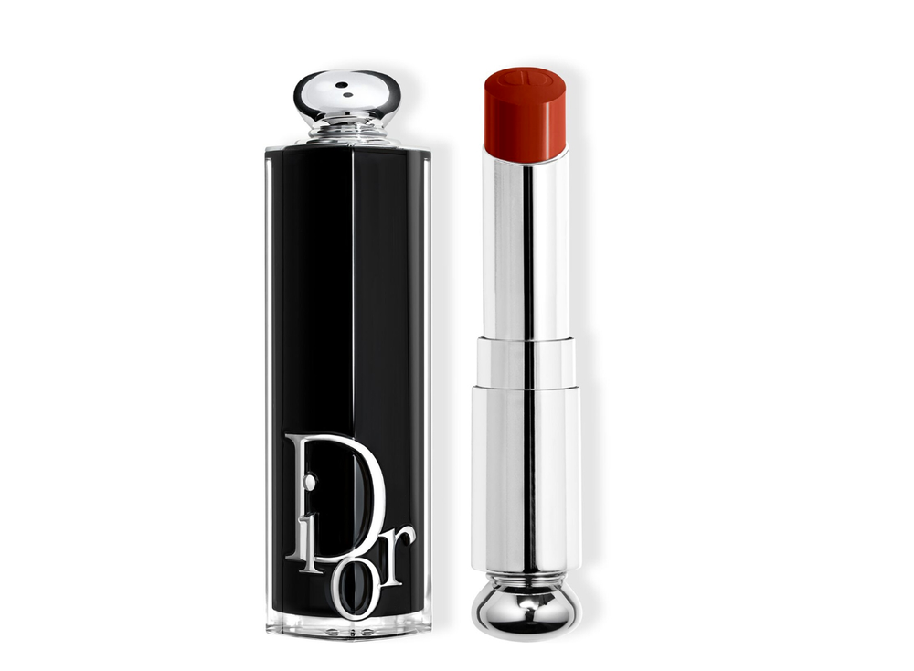Christian Dior Addict Shine – Cream Lipstick for Women, 822, Scarlet Silk, Refillable, 3.2 g