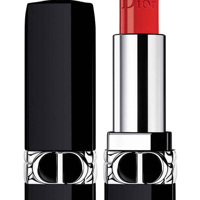 Christian Dior Couture Colour Floral Satin Finish – Cream Lipstick for Women, 080, Red Smile, Refillable, 3.5 g