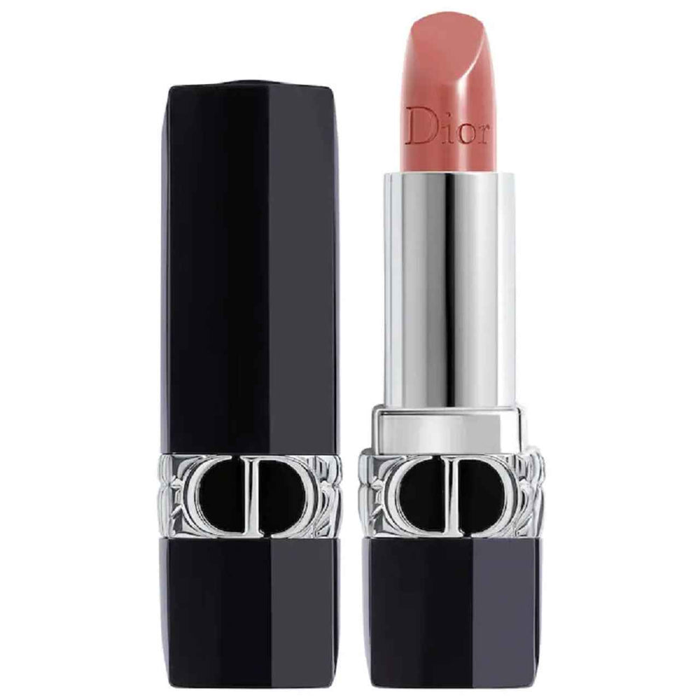 Christian Dior Couture Colour Floral Satin Finish – Cream Lipstick for Women, 100, Nude Look, Refillable, 3.5 g