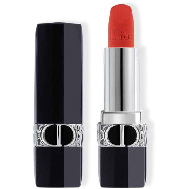 Christian Dior Couture Colour Matte – Cream Lipstick for Women, 999, Refillable, 3.5 g