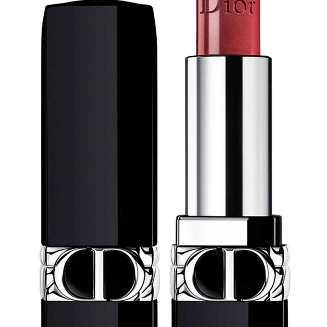 Christian Dior Dior Rouge Jojoba – Cream Lipstick for Women, 525, Cherie, Refillable, 3.5 g