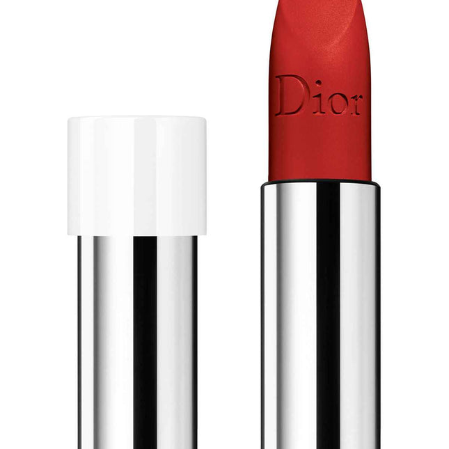 Christian Dior Dior Rouge Matte – Cream Lipstick for Women, 999, Refill, 3.5 g