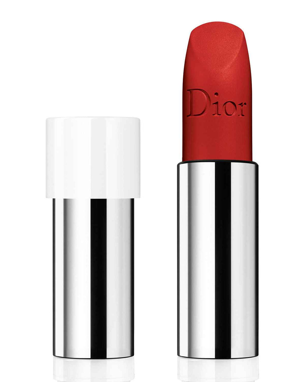 Christian Dior Dior Rouge Matte – Cream Lipstick for Women, 999, Refill, 3.5 g