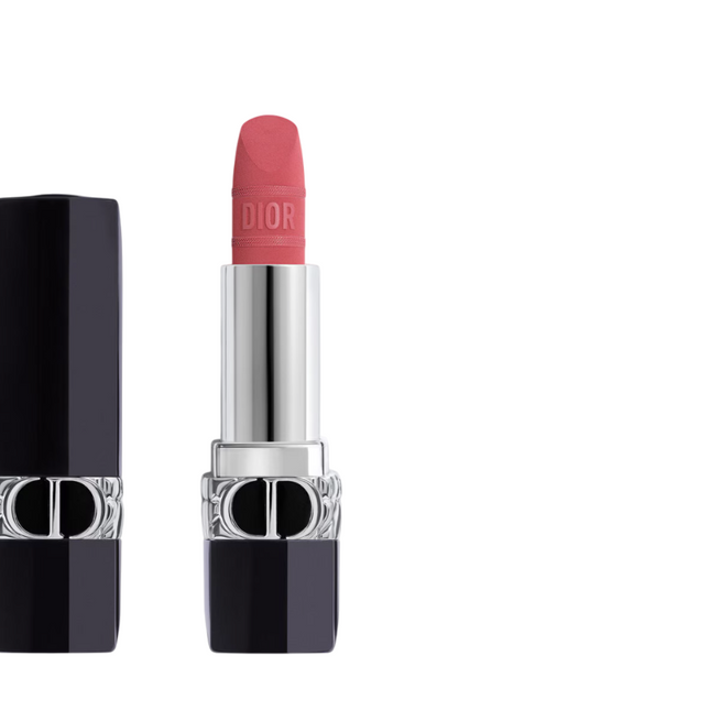 Christian Dior Dior Rouge Satin Matte – Cream Lipstick for Women, 564, Pink Leopard, 3.5 g