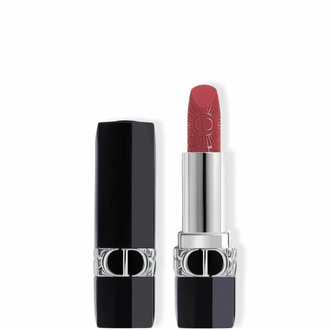 Christian Dior Dior Rouge Satin Finish – Cream Lipstick for Women, 674, Midnight Rose Velvet, 3.5 g