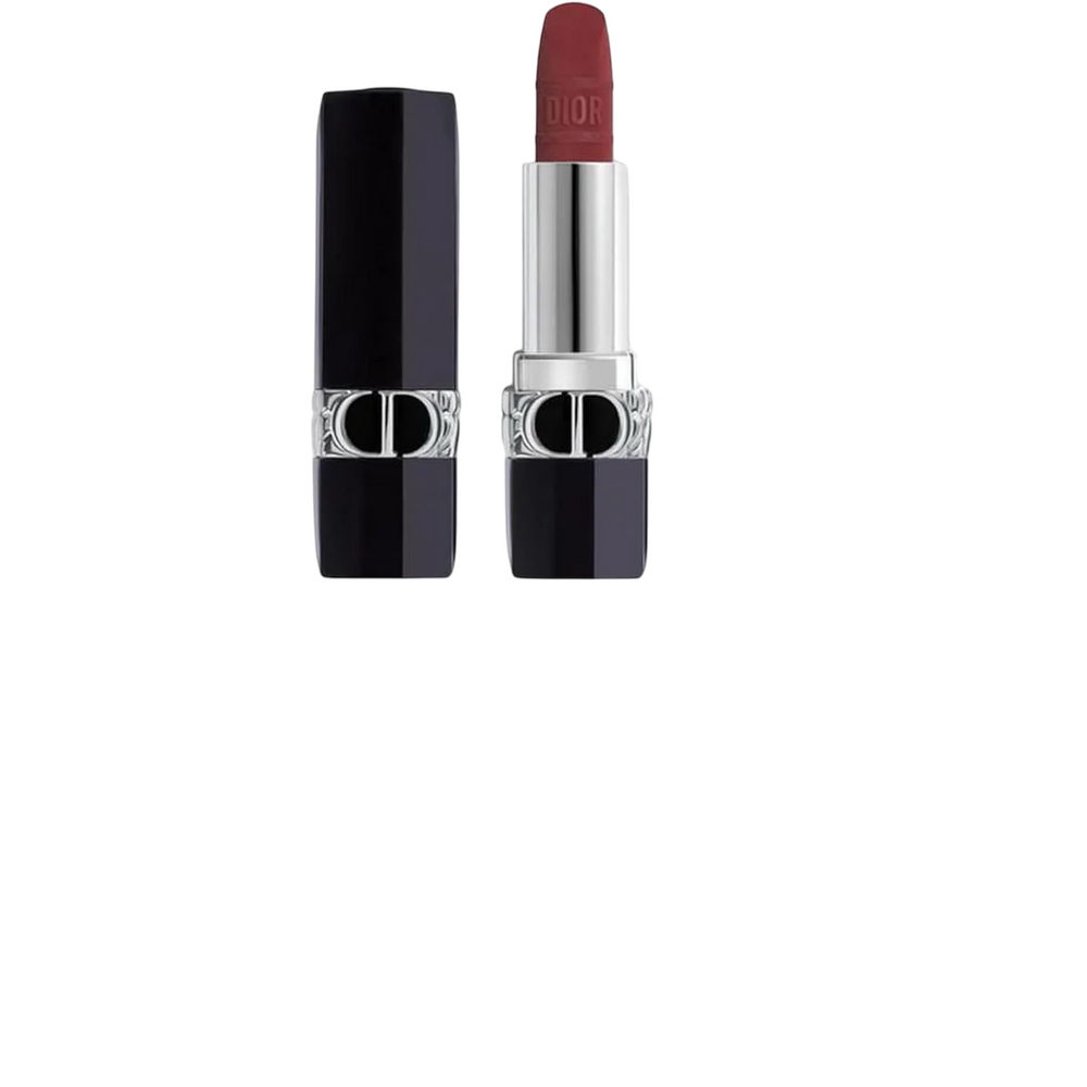 Christian Dior Dior Rouge Satin Finish – Cream Lipstick for Women, 963, Leopardess Velvet Finish, 3.5 g