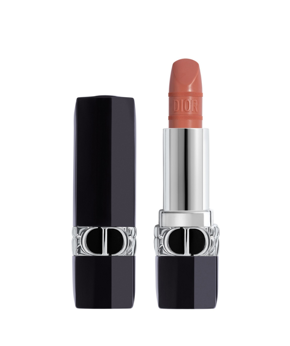 Christian Dior Dior Rouge Satin Finish – Cream Lipstick for Women, Nude Fauve, 3.5 g