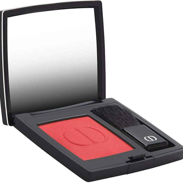 Christian Dior Dior Rouge Satin Finish – Blush Compact Powder for Women, 999, Red, 6.7 g