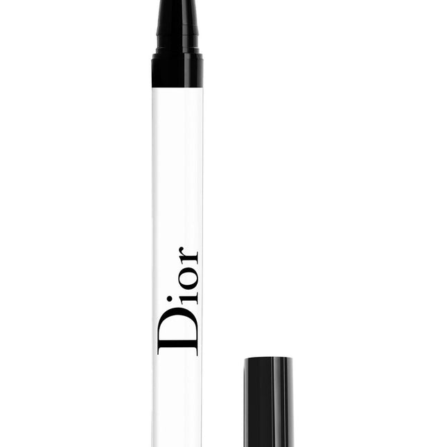 Christian Dior Diorshow On Stage Waterproof Ultra-Flexible Felt Tip Matte – Liquid Eyeliner for Women, 001, White, 0.55 ml