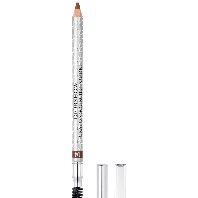 Christian Dior Diorshow Waterproof Double-Ended – Eyebrow Cream Pencil & Brush 2-in-1 for Women, 04, Auburn, 1.19 g
