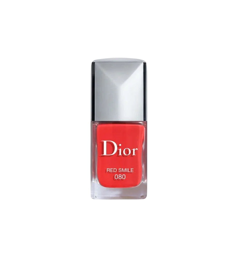 Christian Dior Vernis Gel-Effect – Nail Polish for Women, 080, Red Smile, 10 ml