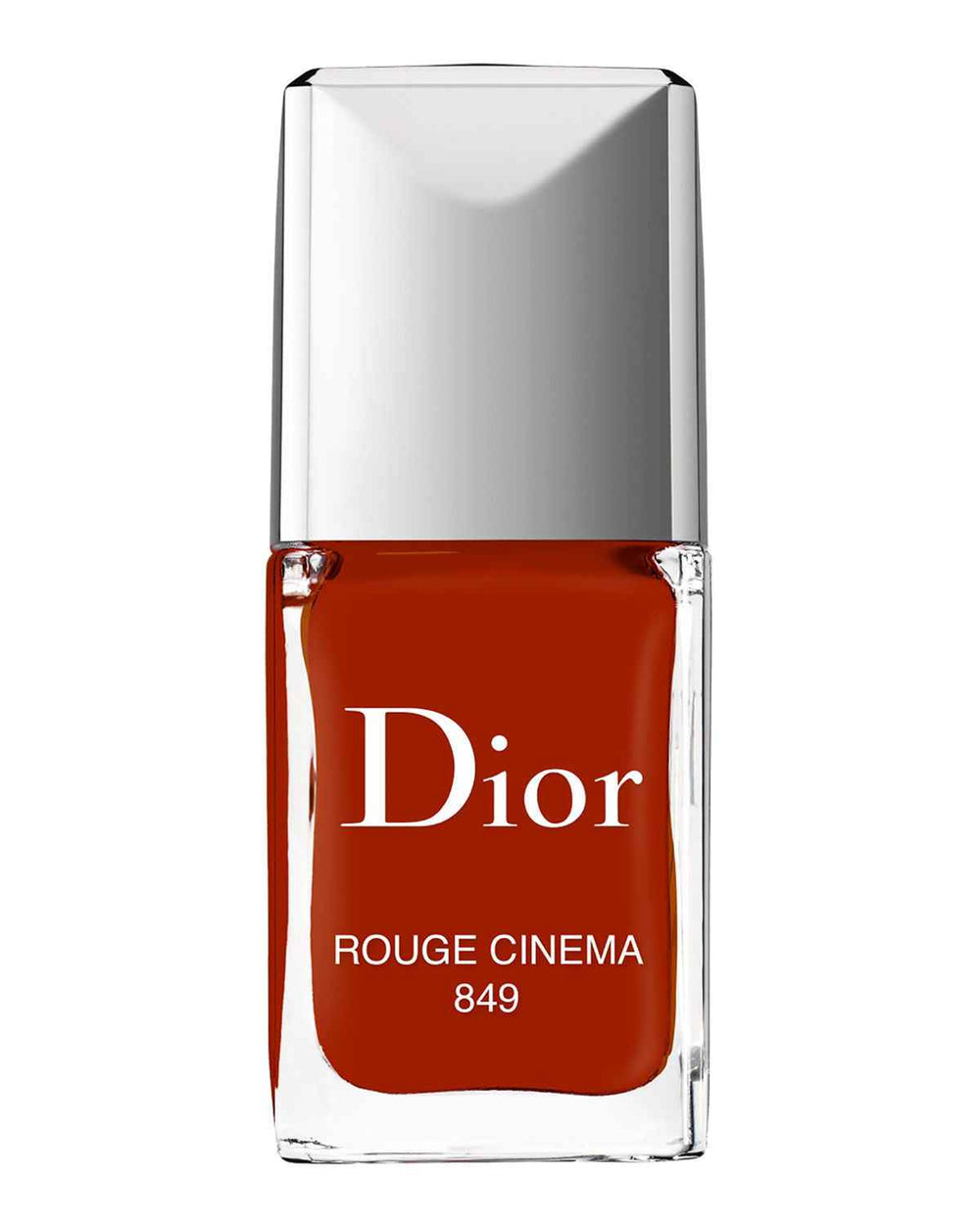 Christian Dior Vernis Gel-Effect – Nail Polish for Women, 849, Rouge Cinema, 10 ml