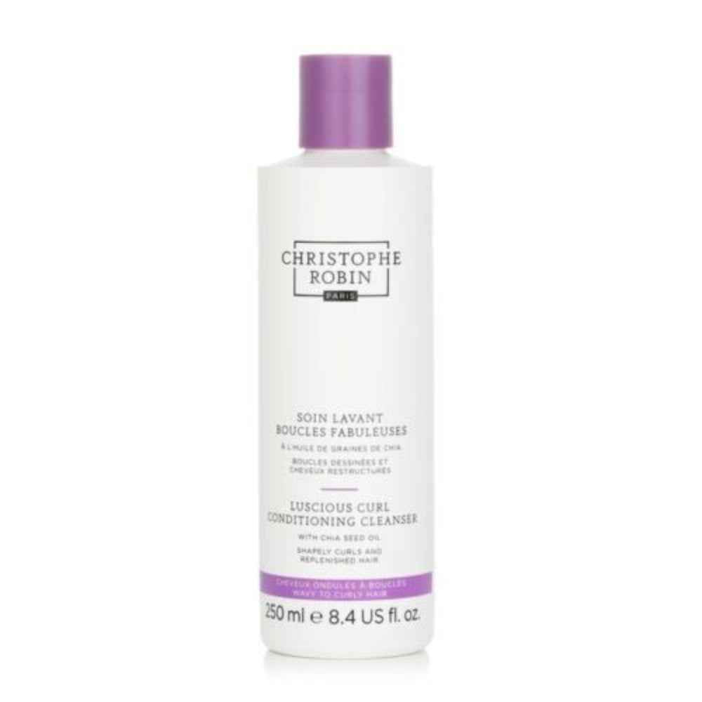 Christophe Robin Luscious Curl Chia Seeds Oil – Hair Shampoo for Women, Curl Defining, 250 ml