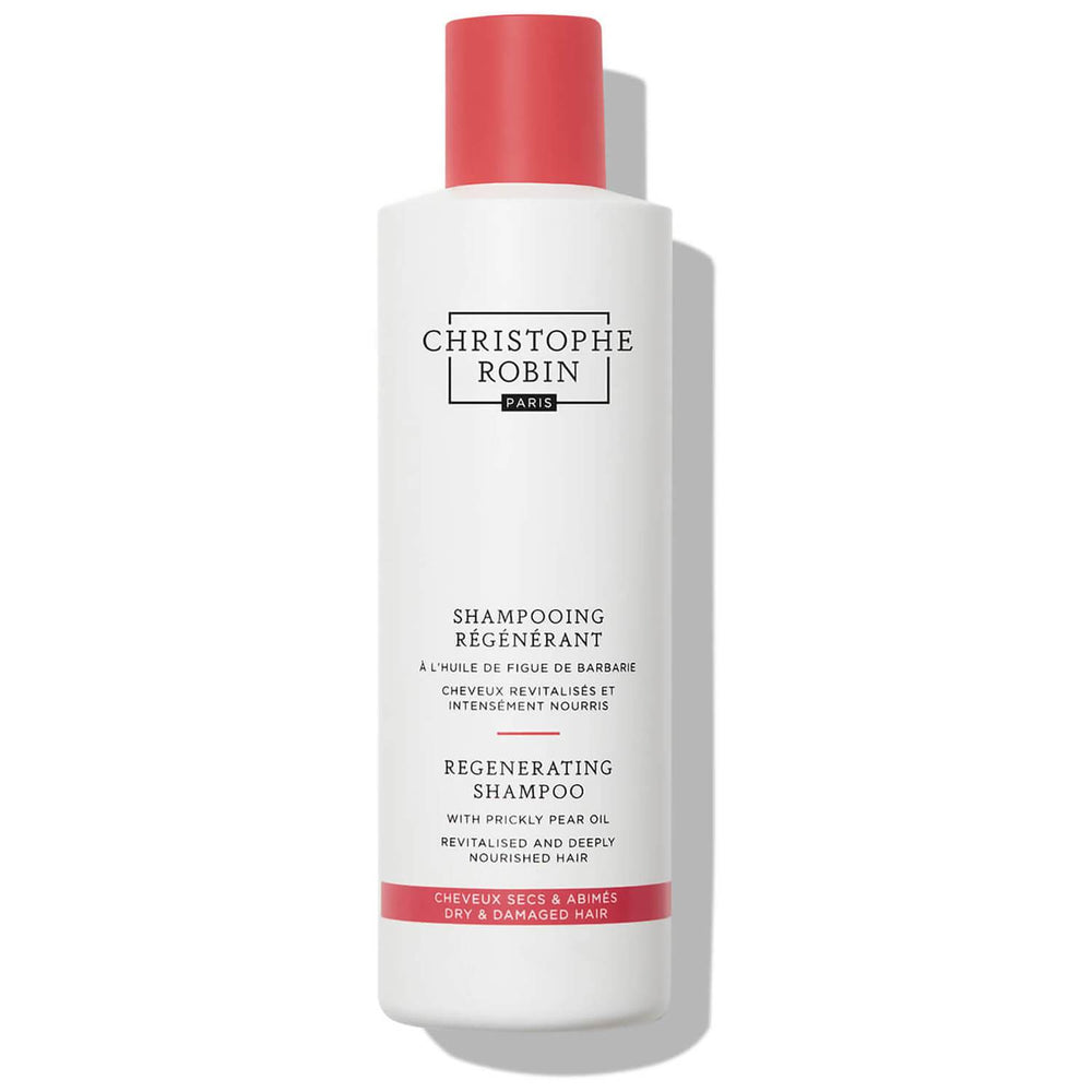 Christophe Robin Regenerating Prickly Pear Oil – Hair Shampoo for Women, 250 ml