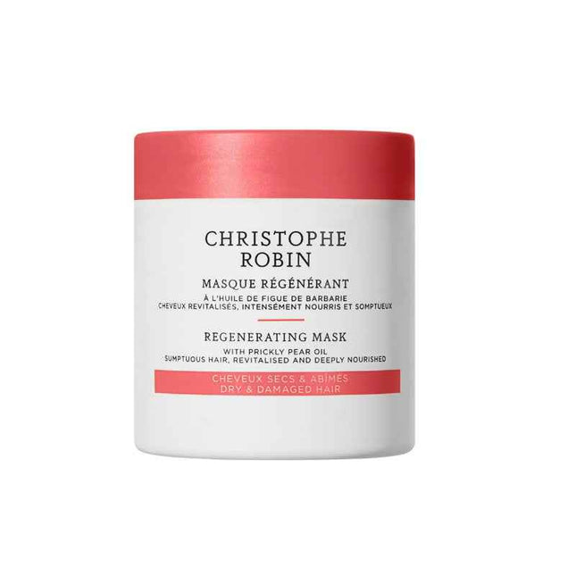 Christophe Robin Regenerating Prickly Pear Oil – Hair Treatment Cream Mask for Women, For Revitalizing, 100 ml