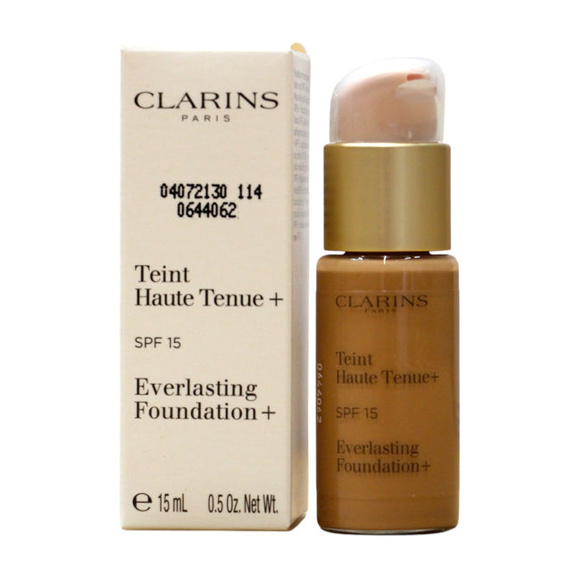 Clarins Everlasting Matte Finish – Liquid Foundation for Women, 114, Cappuccino, SPF 15, 15 ml Tester