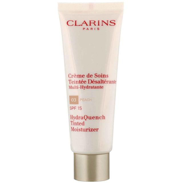 Clarins Hydraquench Hydrating – Cream Foundation for Women, 03, Peach, SPF 15, 50 ml Tester