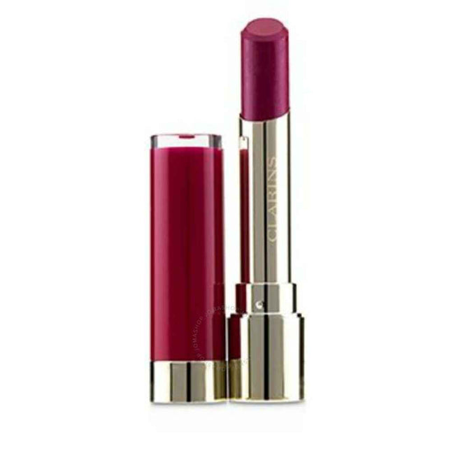 Clarins Joli Rouge Lacquer – Cream Lipstick for Women, 762L, Pop Ink, 3 g