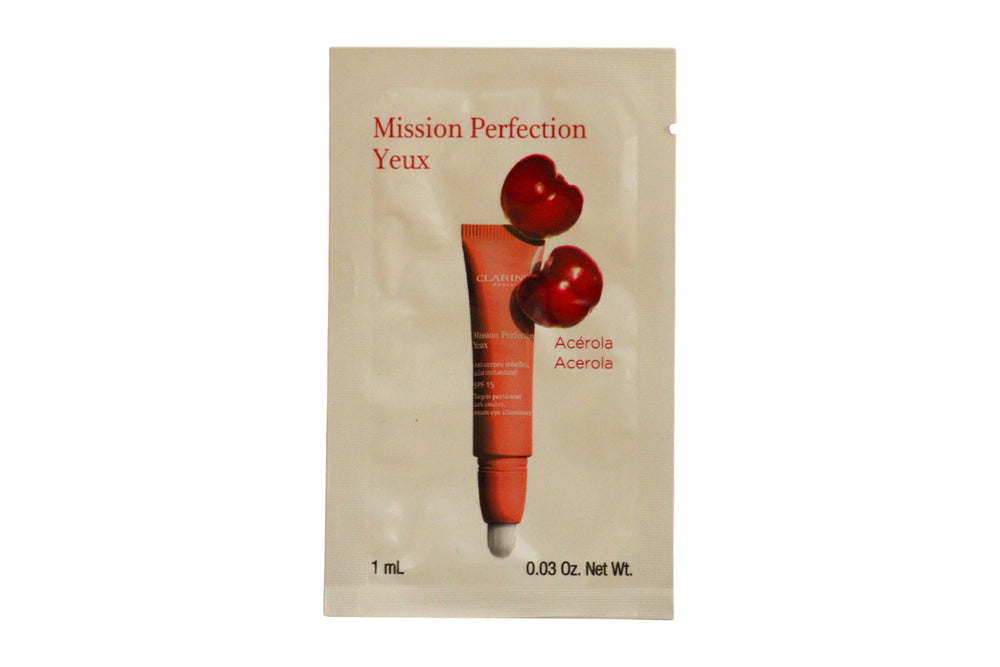 Clarins Mission Perfection Acerola extract Anti-Dark Circles Daily – Eye Serum for Women, SPF 15, 1 ml Sample