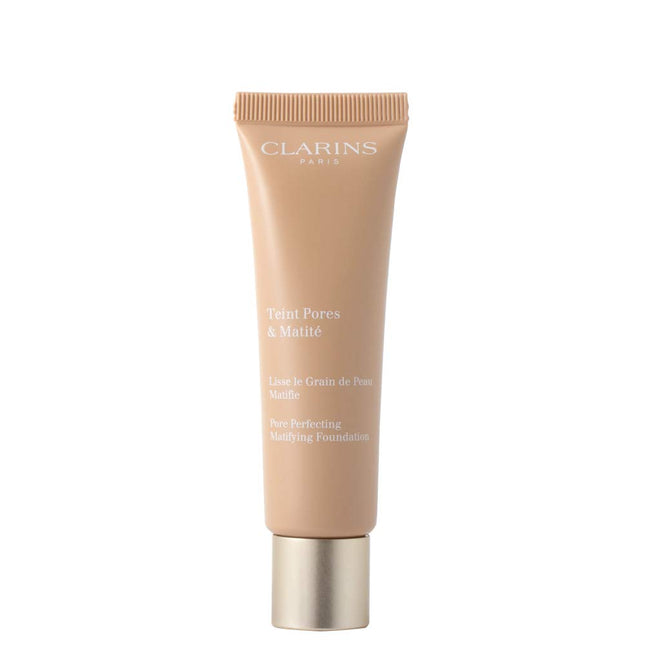 Clarins Pore Perfecting Matte Finish – Liquid Foundation for Women, 03, Nude Honey, 5 ml Tester