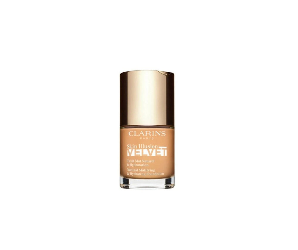 Clarins Skin Illusion Velvet Matte – Liquid Foundation for Women, 112.5W, 30 ml