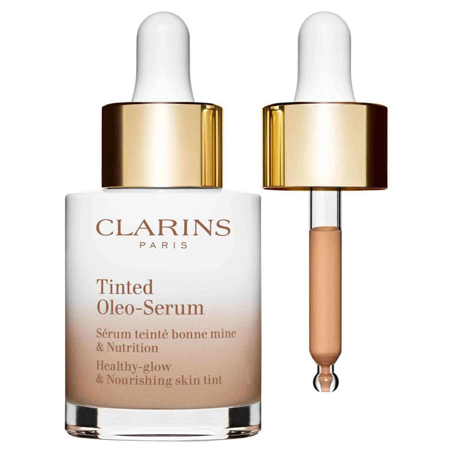 Clarins Tinted Oleo Glow – Serum Foundation for Women, 03, 30 ml