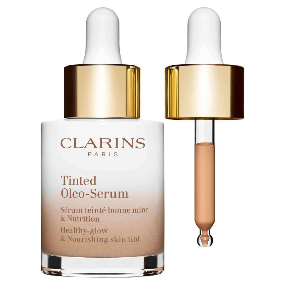 Clarins Tinted Oleo Glow – Serum Foundation for Women, 03, 30 ml