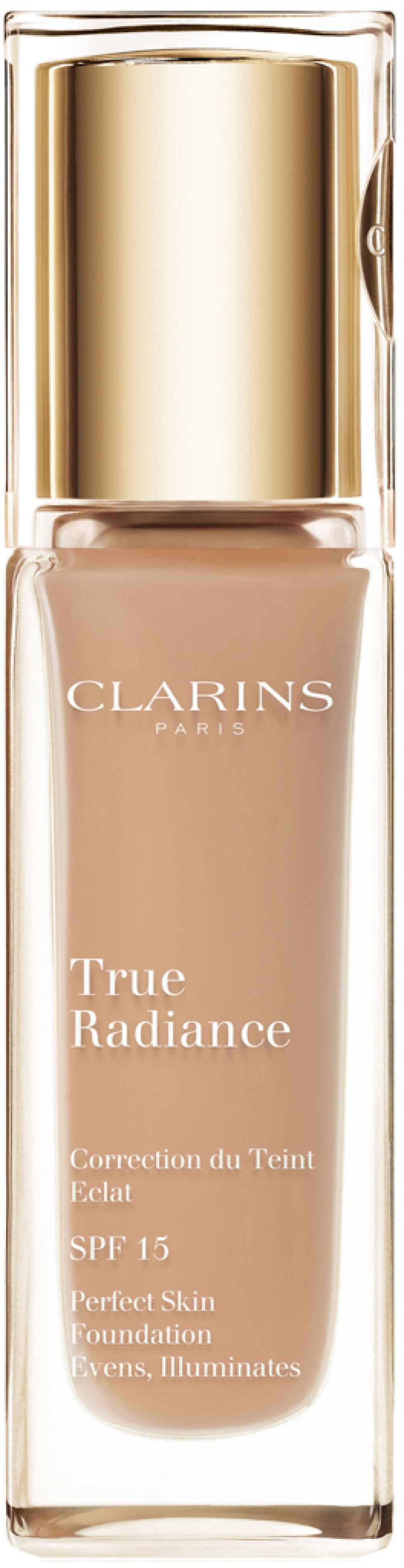 Clarins True Radiance – Liquid Foundation for Women, 109, Wheat, SPF 15, 15 ml Tester