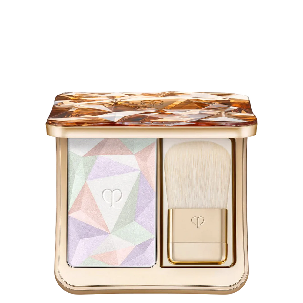 Cle de Peau Beaute The Luminizing Face Enhancer Illuminating – Blush Highlighter Compact for Women, 17, Celestial, 1 Shade, 10 g