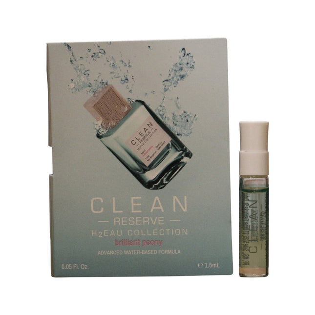 Clean H2Eau Brilliant Peony – Eau de Parfum Unisex, 1.5 ml Vial