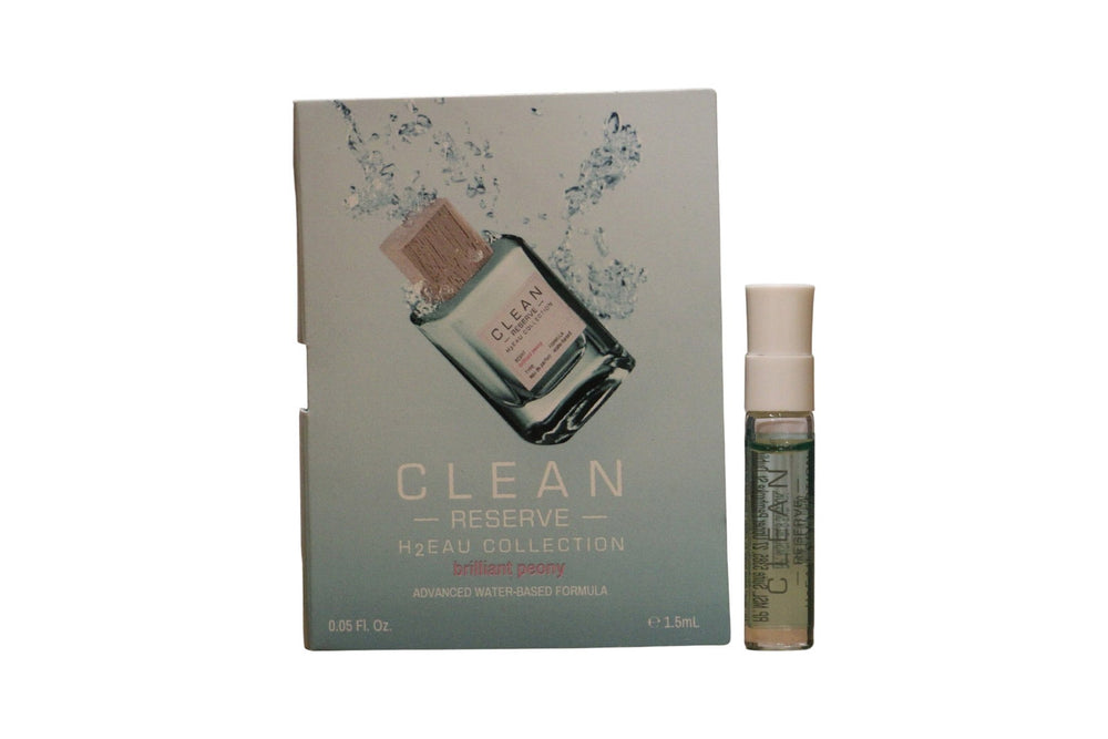 Clean H2Eau Brilliant Peony – Eau de Parfum Unisex, 1.5 ml Vial