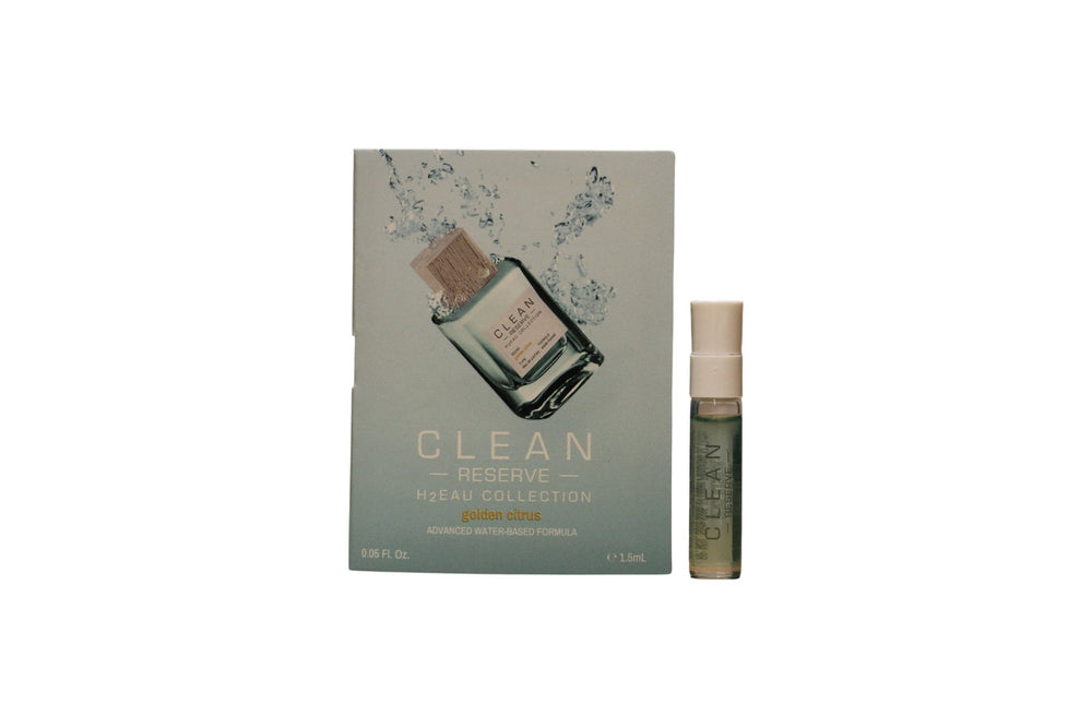 Clean H2Eau Golden Citrus – Eau de Parfum Unisex, 1.5 ml Vial