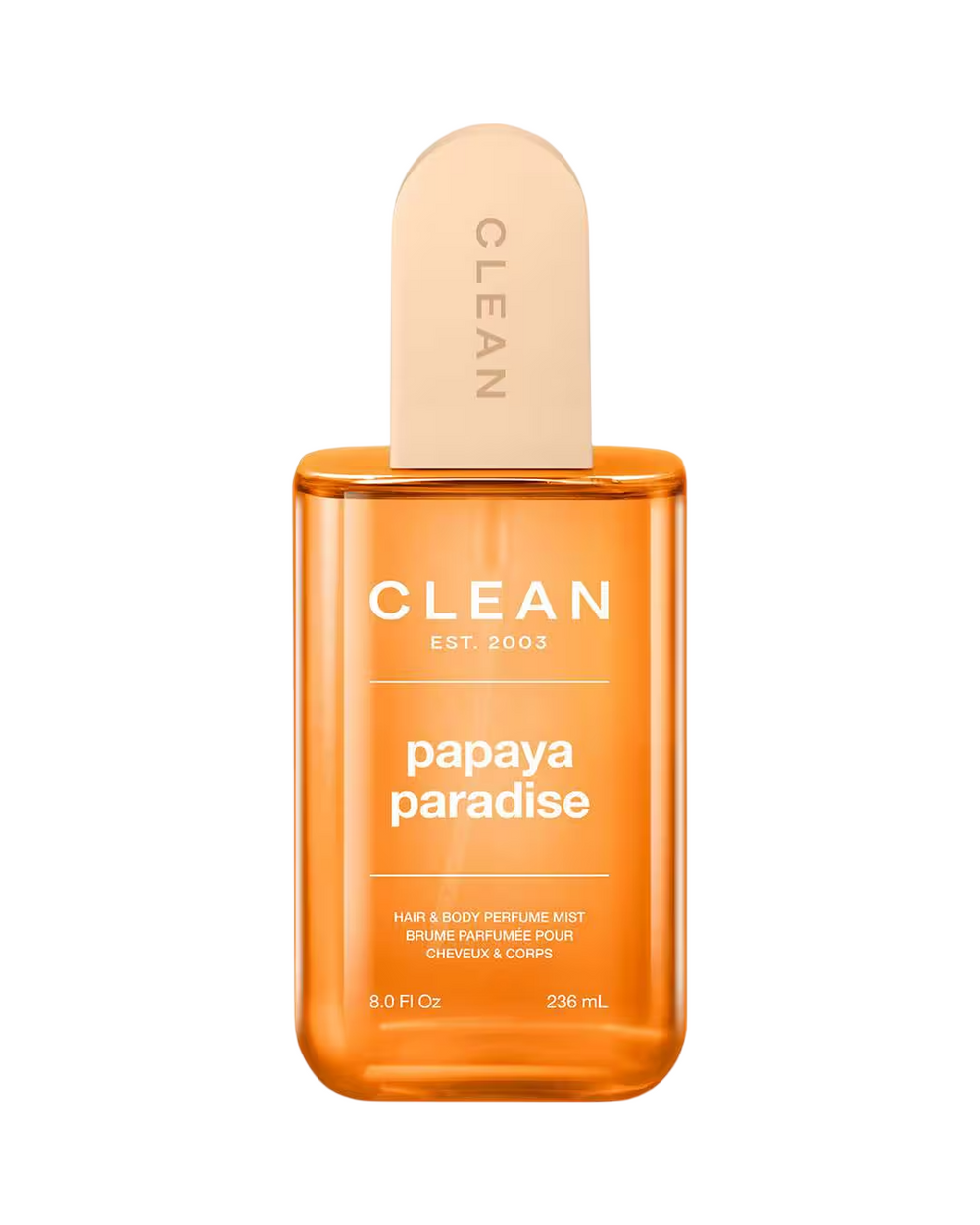 Clean Papaya Paradise – Hair Scented Mist for Women, 236 ml