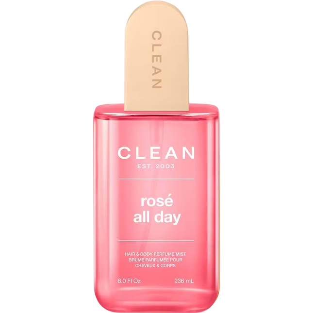 Clean Rose All Day – Hair Scented Mist for Women, 236 ml