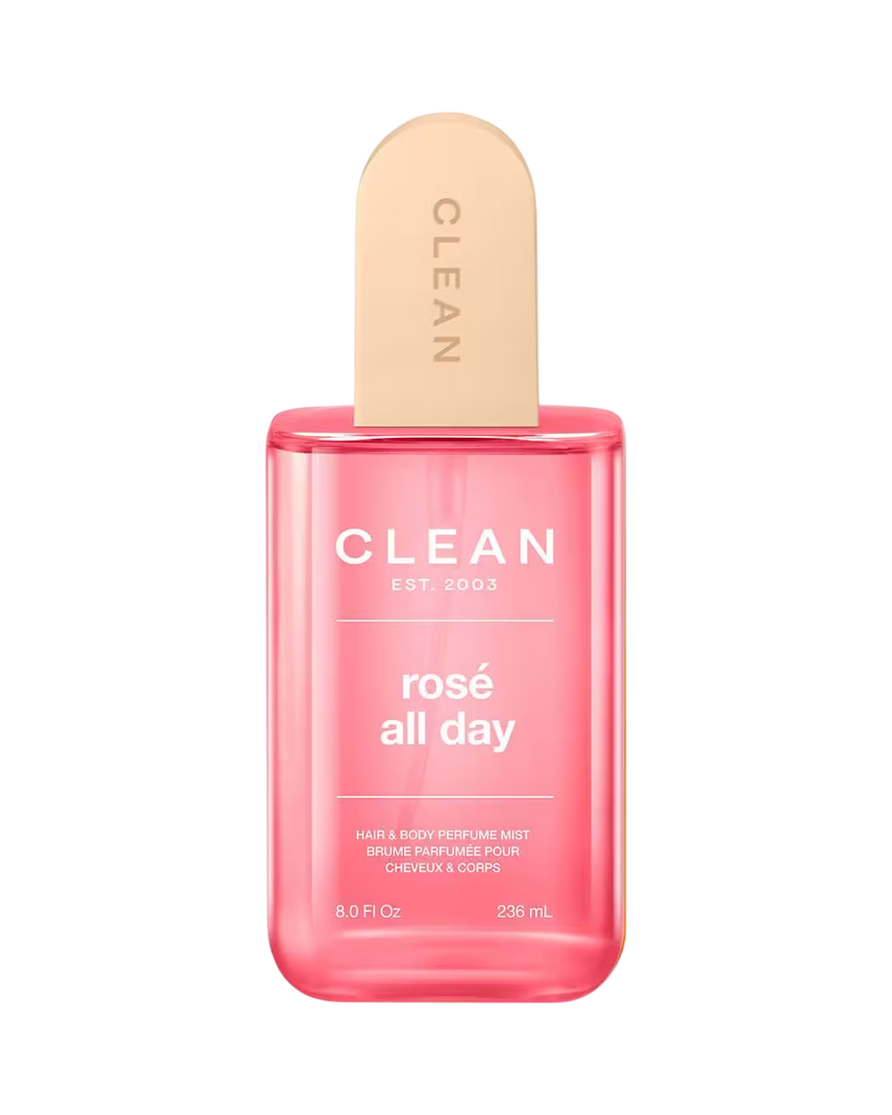 Clean Rose All Day – Hair Scented Mist for Women, 236 ml