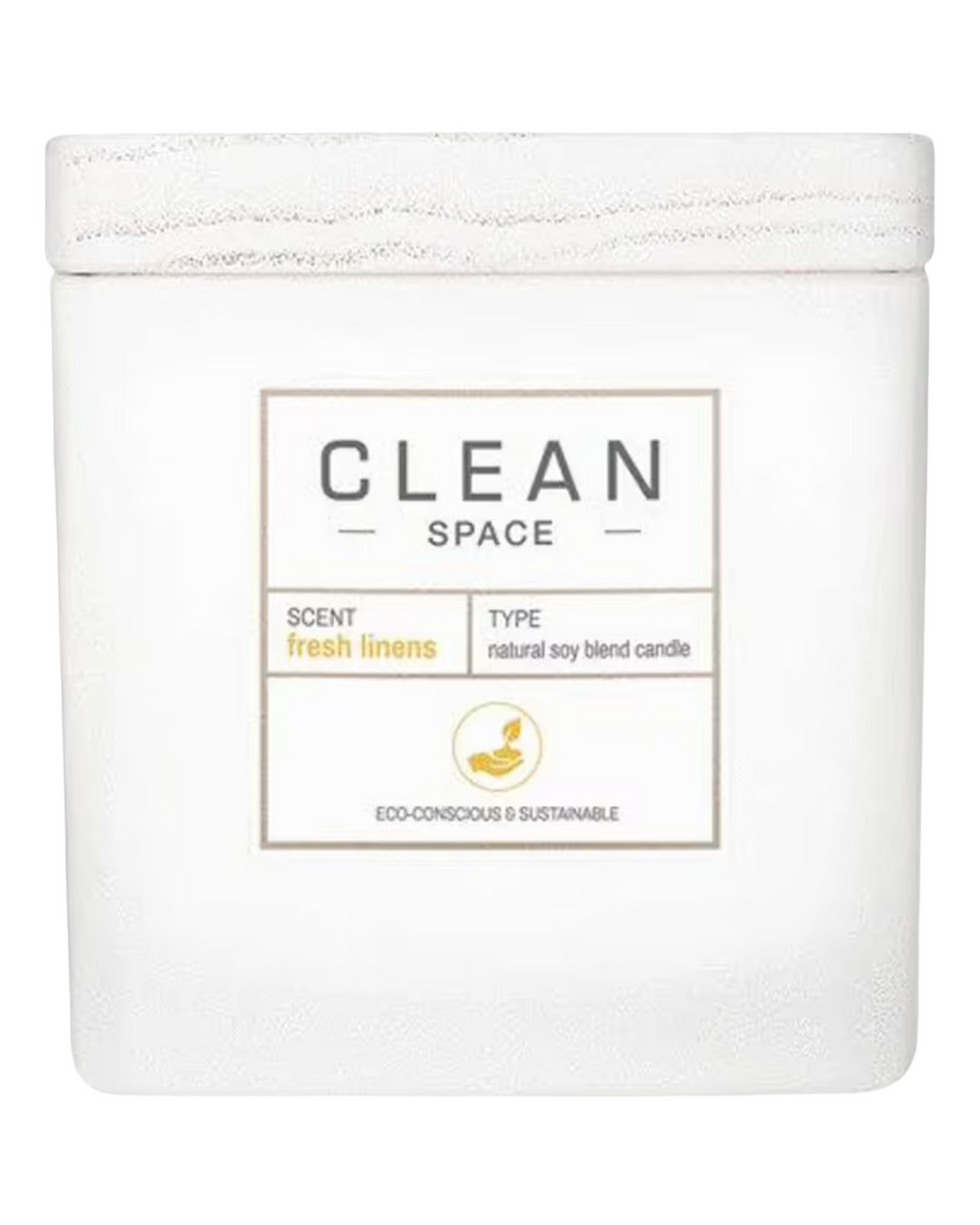 Clean Space Fresh Linens – Scented Candle Unisex, 227 g