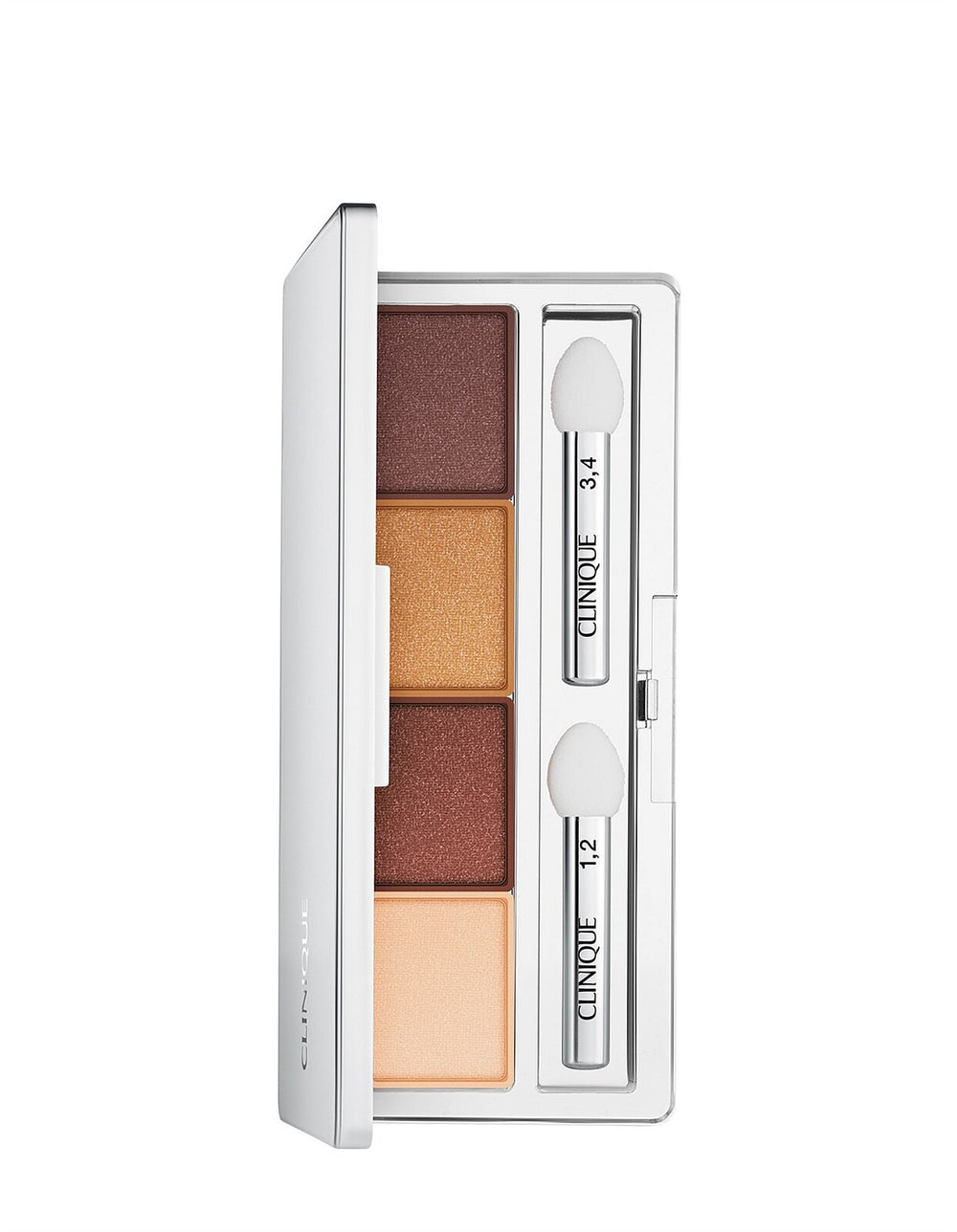 Clinique All About Shadow Quad – Eyeshadow Palette for Women, 03, Morning Java, 4, 3.3 g