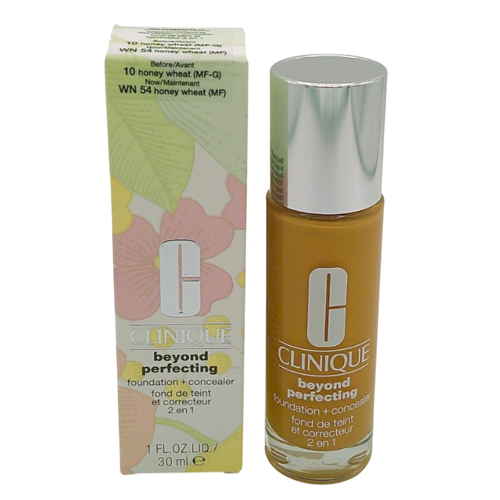 Clinique Beyond Perfecting Full Coverage Natural Finish – Liquid Foundation & Concealer 2-in-1 for Women, 10, Honey Wheat,…
